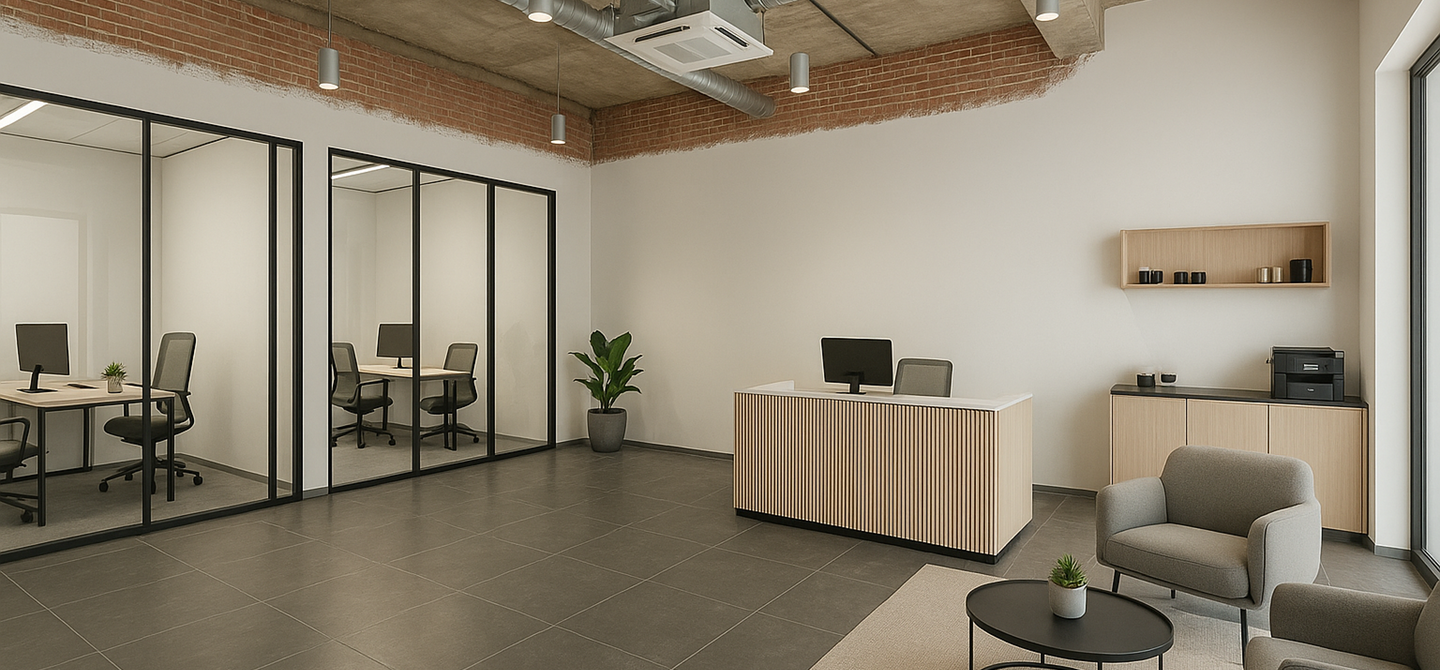 Nieuw afgewerkt handelspand van 90m² in Heppen met parkeerplaats!
Dit handelspand bestaat op dit moment uit een makkelijk in te delen rechthoek. Aan de voorzijde is het pand 9m breed, de diepte bedraagt 10m. We spreken hier dus over 90m² oppervlakte. D